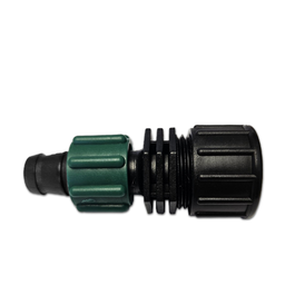 [190-110-081500] Drip-lock adaptador 5/8" x 3/4" MHT y tapa (3/4" FHT)
