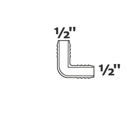 [190-110-002920] Codo 90° 1/2 ins x 1/2 ins