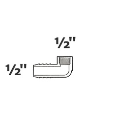 [190-110-002925] Codo 90° 1/2 ins x 1/2 FPT