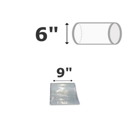 Tubo de polietileno 6" Ø (9" plano) 12 UV. 4mil (ventilación y calefacción)