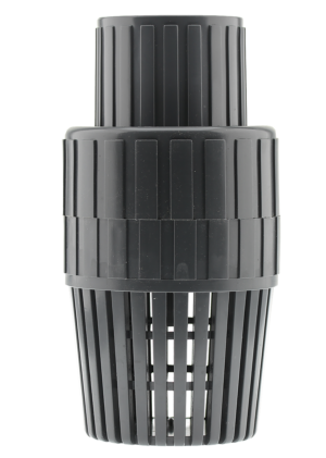 [150-150-071030] Clapet de pied 1 1/4" FPT en PVC avec crépine