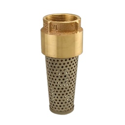 [150-150-072010] 3/4" brass foot valve