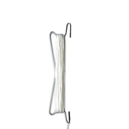 [170-120-029471] Prewound white hooks SINGLE 180 mm Std 1200m/kg 15 m  IN INVENTORY