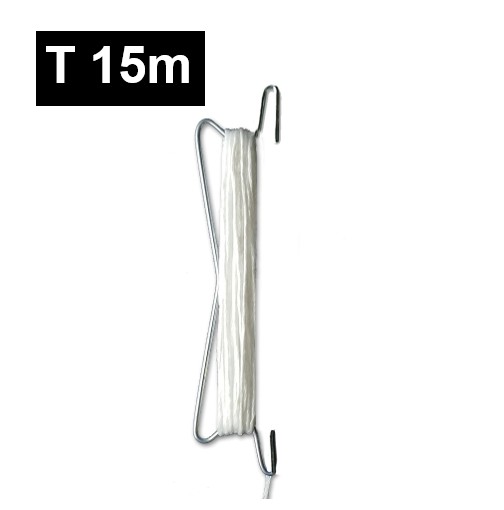 [170-120-029471] Gancho pregrabado individual en INVENTARIO 180 mm total: 15 m 