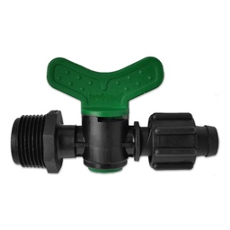 [190-110-081320] Drip-lock válvula 5/8" x 3/4" MPT