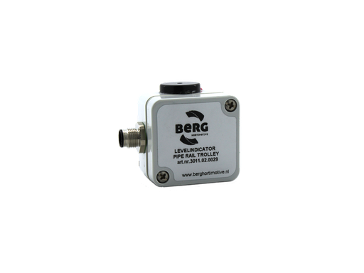 [160-160-021030] P. Berg Inclinómetro (indicador de nivel) con sello hidráulico M12 50X50X35mm para EasyKit/EasyTrack