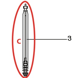 [160-140-064910] P. MixRite 2.5 Barre de connexion de piston (Kit C/36008021103 pièce #3)