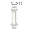 [160-140-065335] P. MixRite TF25 Suction chemical cylinder with o-ring 2% (Kit H/35000000011 pieces #33-9)