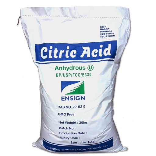 [100-110-011320] Acide citrique ENSIGN Anhydre