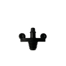 [150-130-024000-50] Dan butterfly adapter 3/8" threaded x barb 4/7 (50/pk)